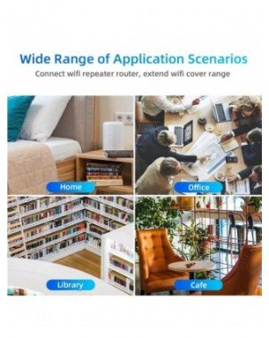 1200Mbps 2.4G 5GWiFi Dual Band Repeater Wireless Signal Range