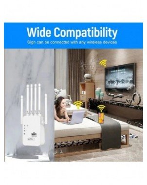 1200Mbps 2.4G 5GWiFi Dual Band Repeater Wireless Signal Range