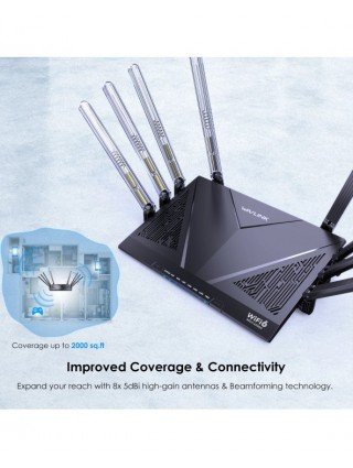 WAVLINK AX6000 Wi-Fi 6 Router Dual Band Gaming Router with