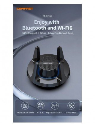 COMFAST WiFi USB Adapter AX900 Bluetooth 5.3 wifi6 Adaptador
