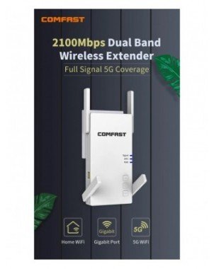 Comfast AC2100 WiFi Repeater Dual Band 2.4G&5.8GHz Wireless