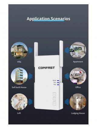 Comfast AC2100 WiFi Repeater Dual Band 2.4G&5.8GHz Wireless