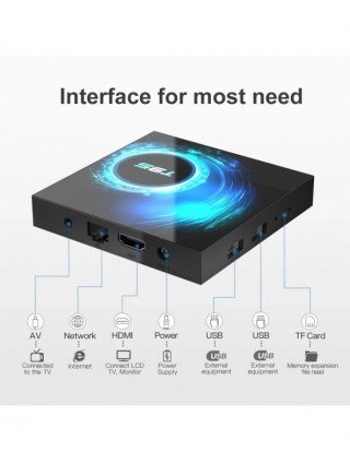 TV Box T95 128GB Android14 Allwinner H616 4K 8K Dual Wifi