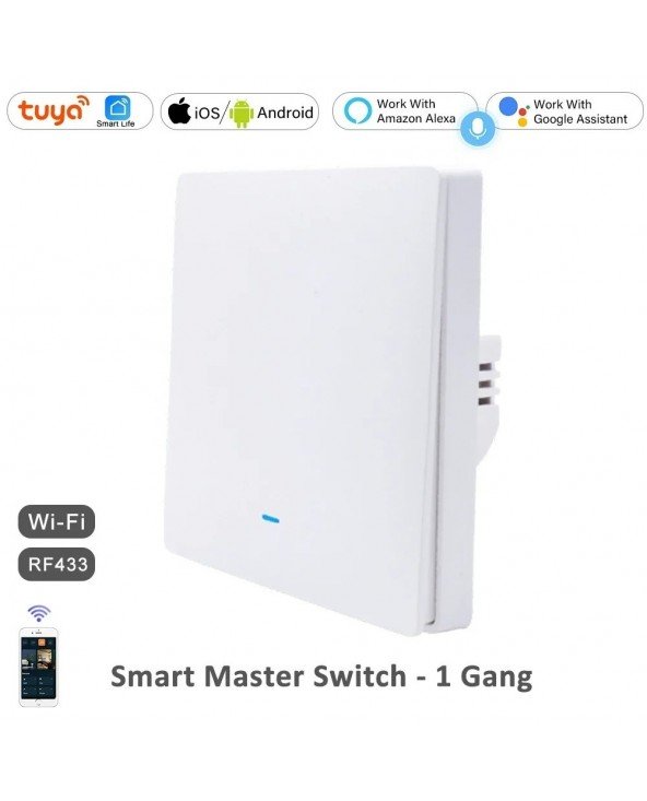 Tuya Smart Life WiFi 433mhz Wireless Push Button Wall Switch Tuya Smart Life WiFi 433mhz Wireless Push Button Wall Switch