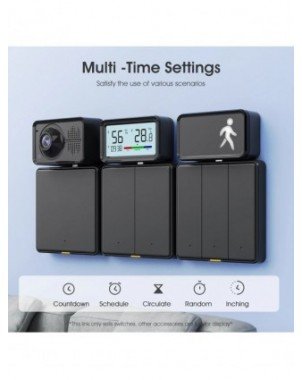Tuya Smart Switch EU Wall Light Button Switch 110-250v WIFI
