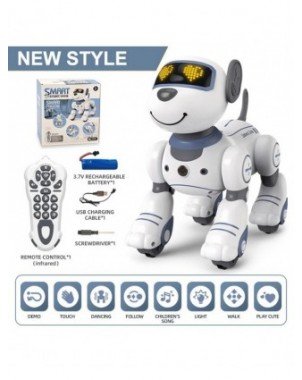 Smart Electronic Animal Pets RC Robot Dog Voice Remote Control