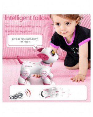 Smart Electronic Animal Pets RC Robot Dog Voice Remote Control
