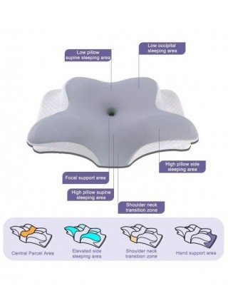 Memory Foam Pillows Butterfly Shaped Relaxing Cervical Slow