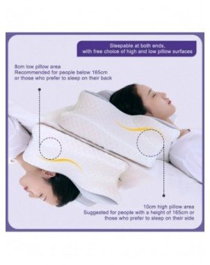 Memory Foam Pillows Butterfly Shaped Relaxing Cervical Slow