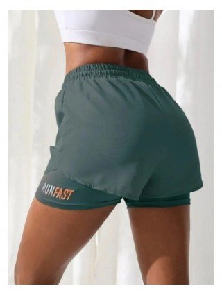 Women's High Rise Yoga Shorts With Elastic Proximity Control