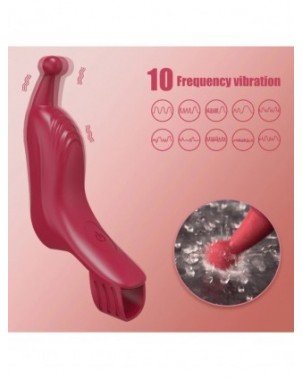 Silicone Vibrator for Women Finger Sleeve G Spot Orgasm