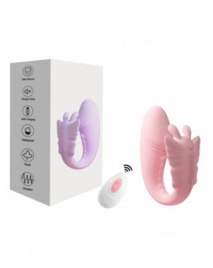 Wearable Dildo Vibrator G Spot Clitoris Stimulator Butterfly