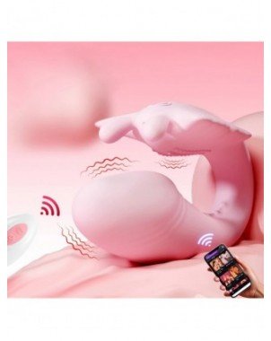Wearable Dildo Vibrator G Spot Clitoris Stimulator Butterfly