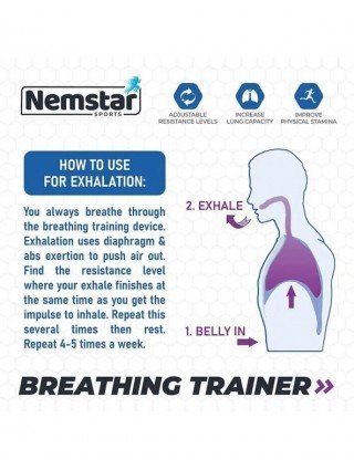 Breathing Exercise For Lungs Portable Breath Fitness Exerciser