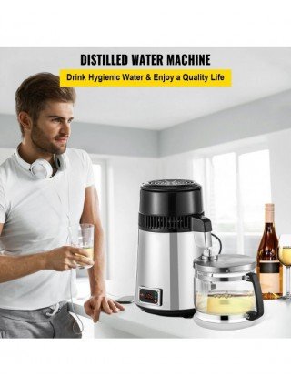 4L Pure Water Distiller Purifier Filter Dispenser Drinking